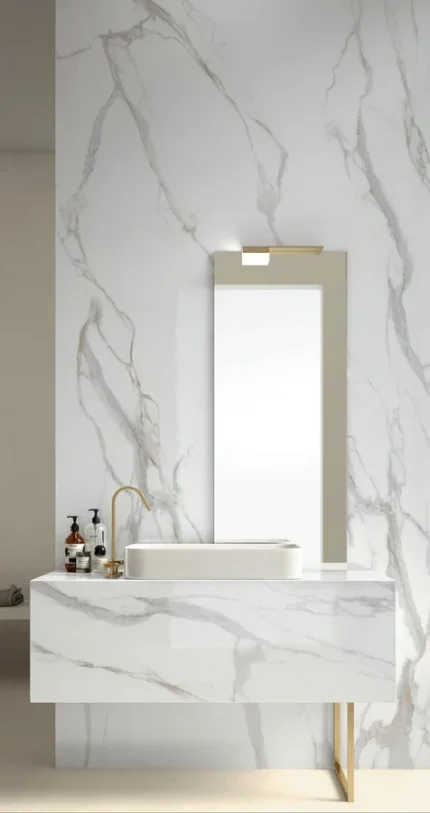 calacatta oro banyo tezgahı